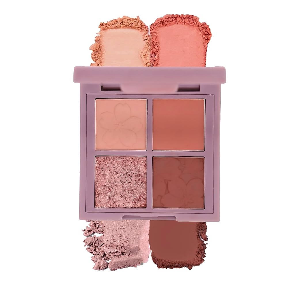 NOEVIR Dramatic Roseセット Amazon.com : Novo 4-Color Eyeshadow Palette | Neutral Matte